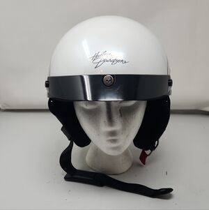 Harley Davidson 1/2 Helmet Large Destination Ear flaps & Visor